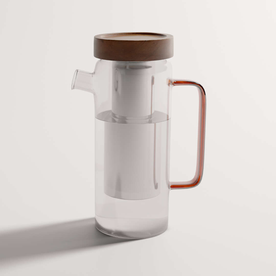 1.5L Eco-Friendly Glass Filter Jug