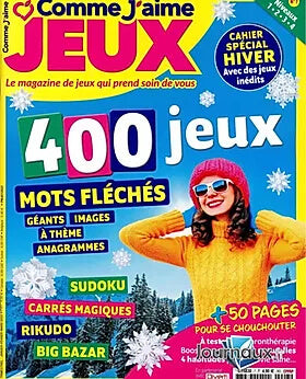 couverture magazine comme jaime jeux janvier 2022