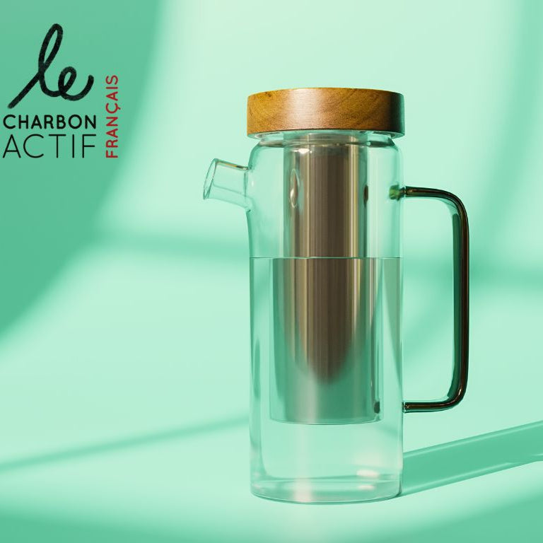 1.5L Eco-Friendly Glass Filter Jug