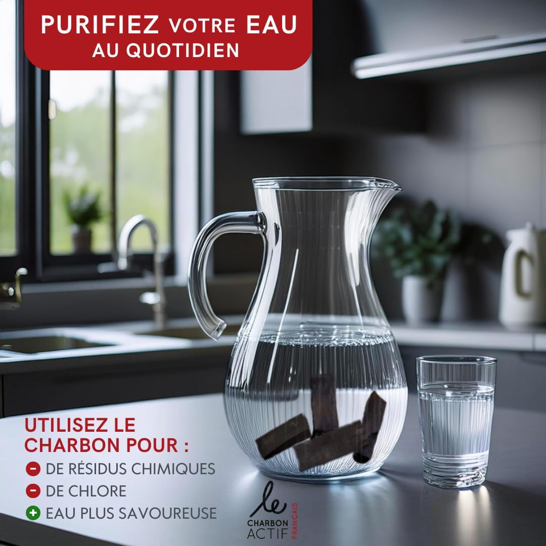 Charbon végétal 100% français offre vrac 50g