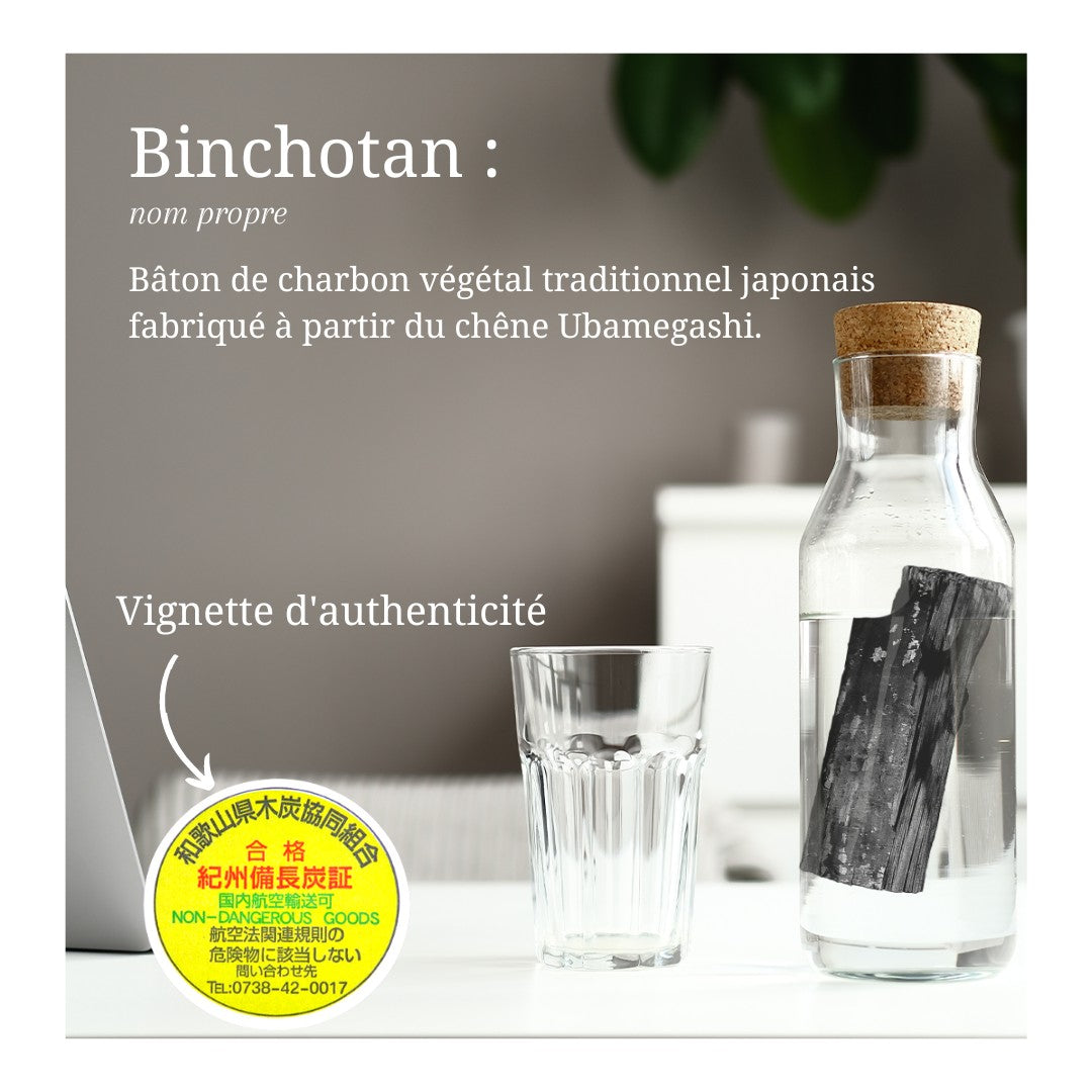 Charbon Binchotan japonais filtre à eau naturel vrac 1KG