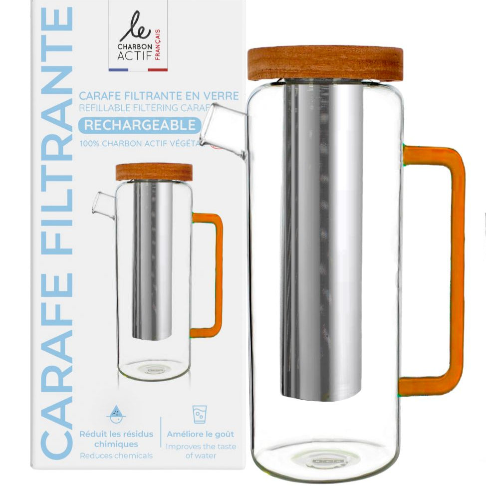 1.5L Eco-Friendly Glass Filter Jug