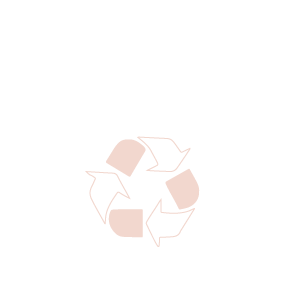 illustration logo recyclage rose