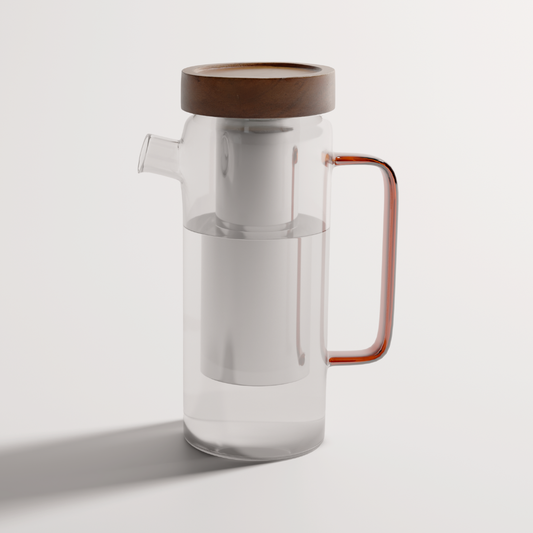1.5L Eco-Friendly Glass Filter Jug