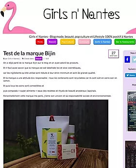 capture ecran article blog girls n nantes avis produits bijin