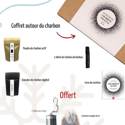 Coffret autour du charbon Végétal