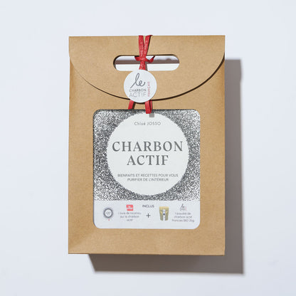 Coffret découverte du charbon actif en poudre avec livre de recettes