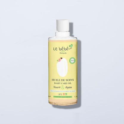 Huile de soins bébé bio massage et bain