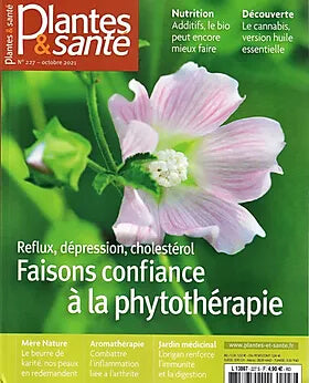 couverture magazine plantes et sante octobre 2021