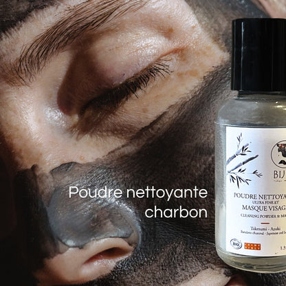 masque visage au charbon purifiant anti acné bijin