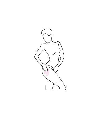 illustration dessin corps femme de profil