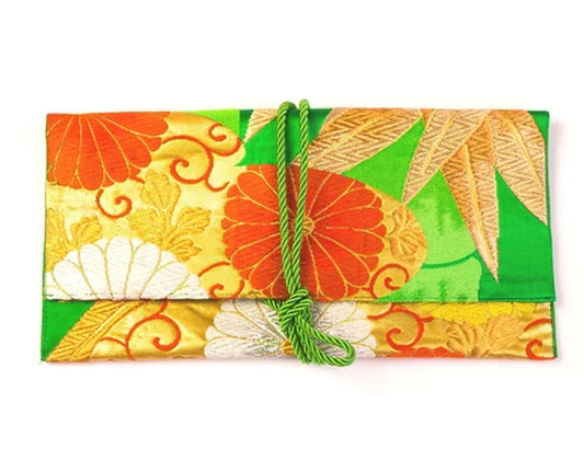 pochette obi japonaise motif bambou