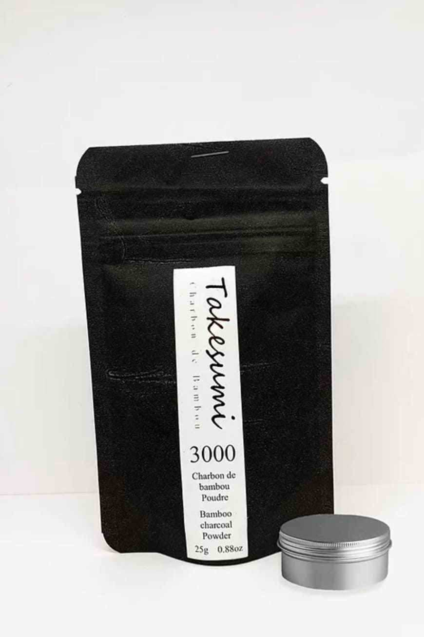 packaging sachet face poudre de charbon takesumi